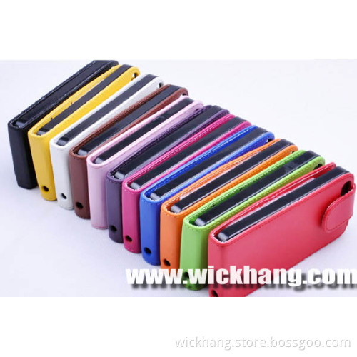 PU Leather Flip Case with Card Holder for iPhone 5